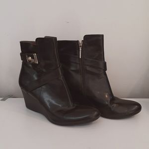 Calvin Klein wedge ankle boots